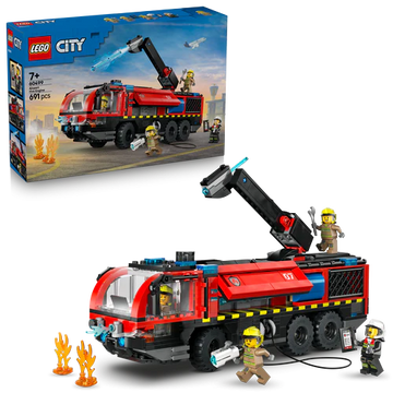 Lego City 60499 Airport Fire Truck 691Pcs