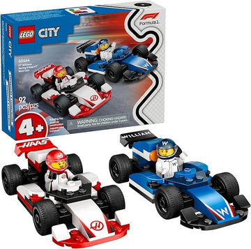 Lego City F1 Williams Racing & Haas F1¨ Race Cars Vehicle Toy Set 60464 92 pcs