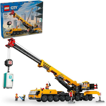 Lego City Yellow Mobile Construction Crane 60409 With 1116 Pieces