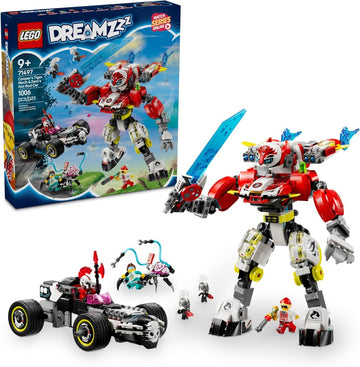 Lego DREAMZzz Coopers Tiger Mech & Zeros Hot Rod Car 71497 with 10067 pcs