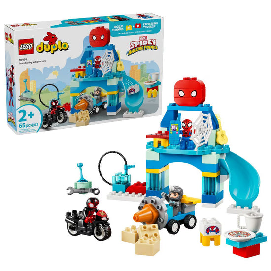Lego Duplo 10464 Team Spidey Webquarters 65Pcs