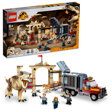 Lego Jurassic World T Rex & Atrociraptor Building Kit 466pcs