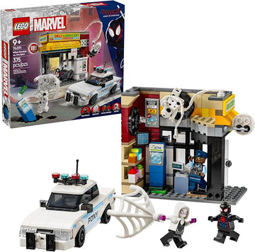 Lego Marvel Spider-Verse Miles Morales vs. The Spot Building Toy Set 76311 with 375 pcs